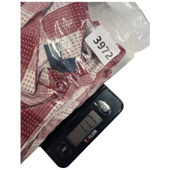 ModCloth Dress Womens 8 Red White Linen Gingham Retro Picnic Cottagecore Coastal - Picture 12 of 12